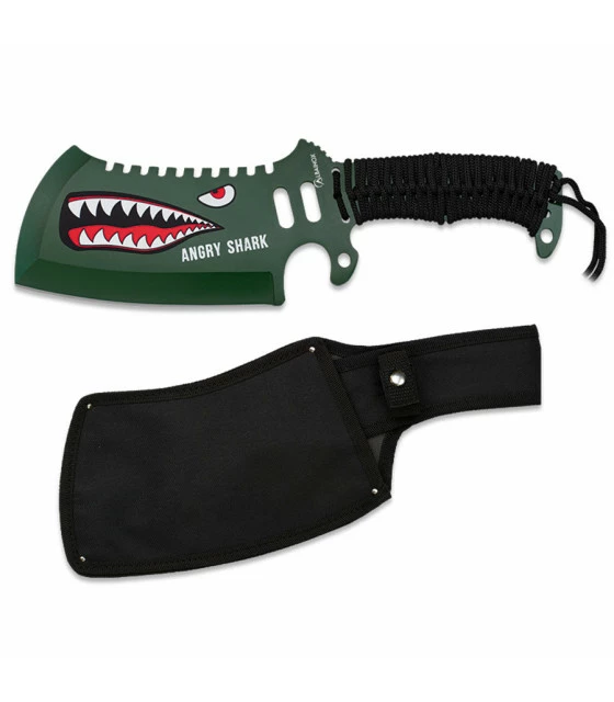Albainox Angry Shark tactical cleaver, total 31.2 cm. 1 Albainox Angry Shark tactical cleaver, total 31.2 cm.