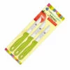 TopCutlery Blister 3 green peeling knives Solingen Top Cutlery