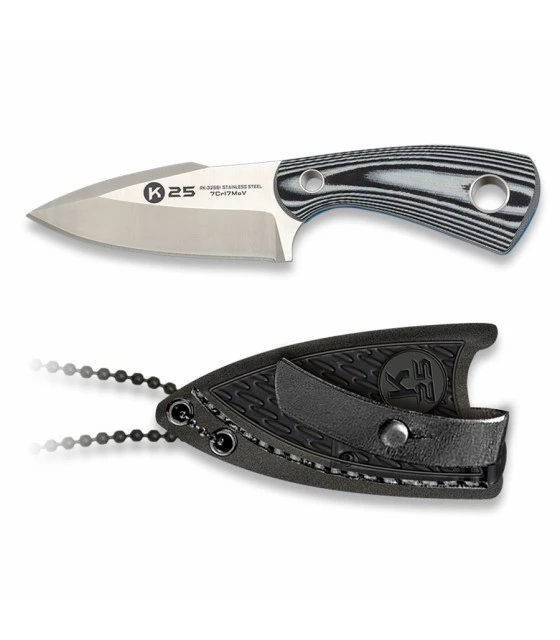 Botero K25 CNC hanging knife with sheath 1 Botero K25 CNC hanging knife with sheath