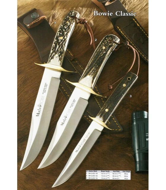 Muela Bowie-Classic knife with stag handle 1 Muela Bowie-Classic knife with stag handle