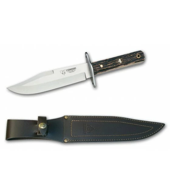 Cudeman Bowie knife handle hunting deer antler, leaf 20 cms. 1 Cudeman Bowie knife handle hunting deer antler, leaf 20 cms.