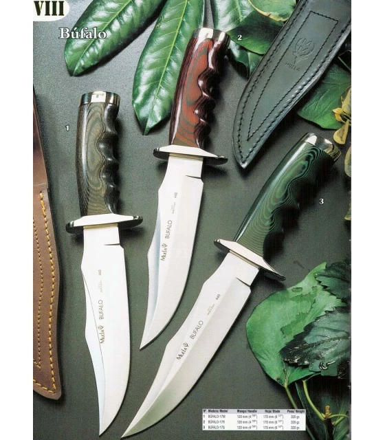 Muela Buffalo knife with wooden handle 1 Muela Buffalo knife with wooden handle