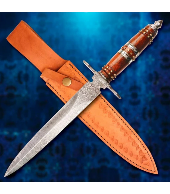 Windlass Steel Crafts Camelot Dagger in Damascus Steel 1 Windlass Steel Crafts Camelot Dagger in Damascus Steel