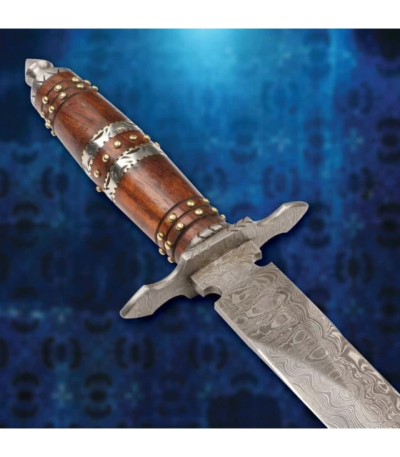 Windlass Steel Crafts Camelot Dagger in Damascus Steel 2 Windlass Steel Crafts Camelot Dagger in Damascus Steel - Image 2