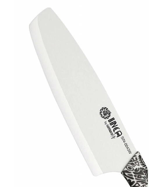 Ceramic Nakiri Samura knife INCA series 2 Ceramic Nakiri Samura knife INCA series - Image 2