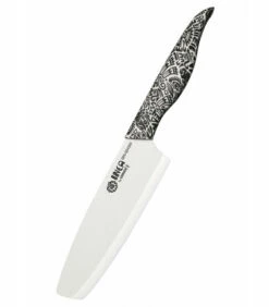 Ceramic Nakiri Samura knife INCA series