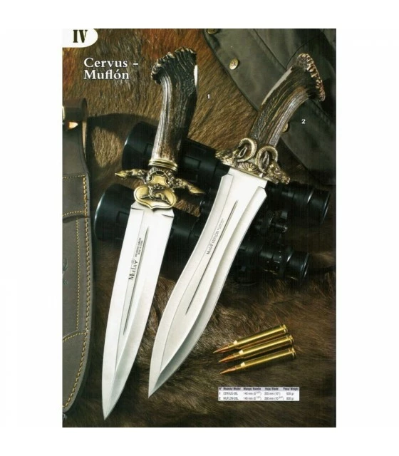 Muela Knife Cervus fist staghorn 2 Muela Knife Cervus fist staghorn - Image 2