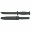 Albainox Black knife handle and sheath ABS