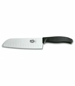 Victorinox Santoku knife, edged with alveoli
