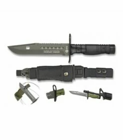 K25 Bayonet black tactical knife