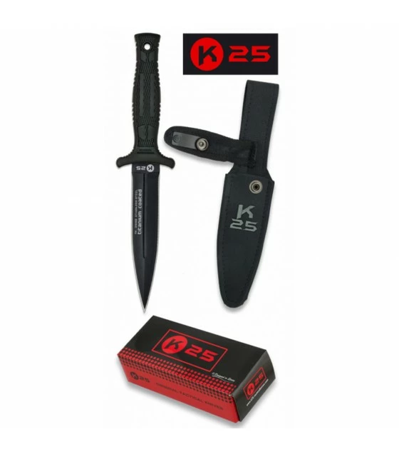 K25 Tactical knife, blade 12.5 cm. 1 K25 Tactical knife, blade 12.5 cm.
