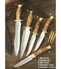 Muela Ranger Knives, Bowie, Caribou