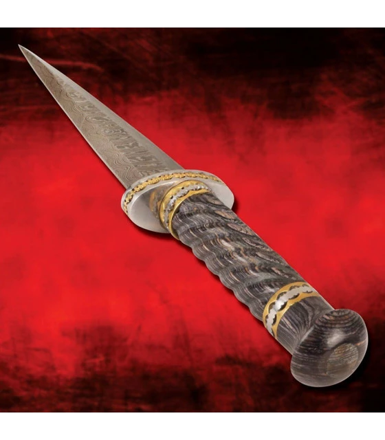 Windlass Steel Crafts Dragon Tooth Dagger in Damascus Steel 4 Windlass Steel Crafts Dragon Tooth Dagger in Damascus Steel - Image 4