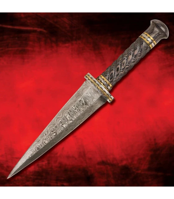 Windlass Steel Crafts Dragon Tooth Dagger in Damascus Steel 1 Windlass Steel Crafts Dragon Tooth Dagger in Damascus Steel