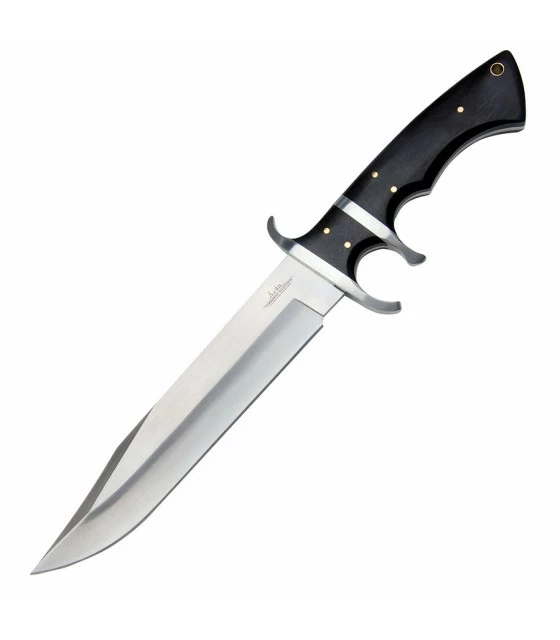 Gil Hibben assault knife with embossed leather sheath 2 Gil Hibben assault knife with embossed leather sheath - Image 2