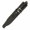 Gil Hibben assault knife with embossed leather sheath