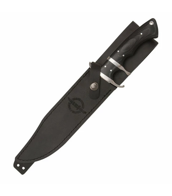 Gil Hibben assault knife with embossed leather sheath 1 Gil Hibben assault knife with embossed leather sheath