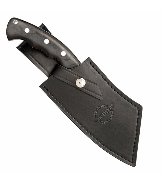 Gil Hibben Butcher Knife with Black Micarta Handle 2 Gil Hibben Butcher Knife with Black Micarta Handle - Image 2