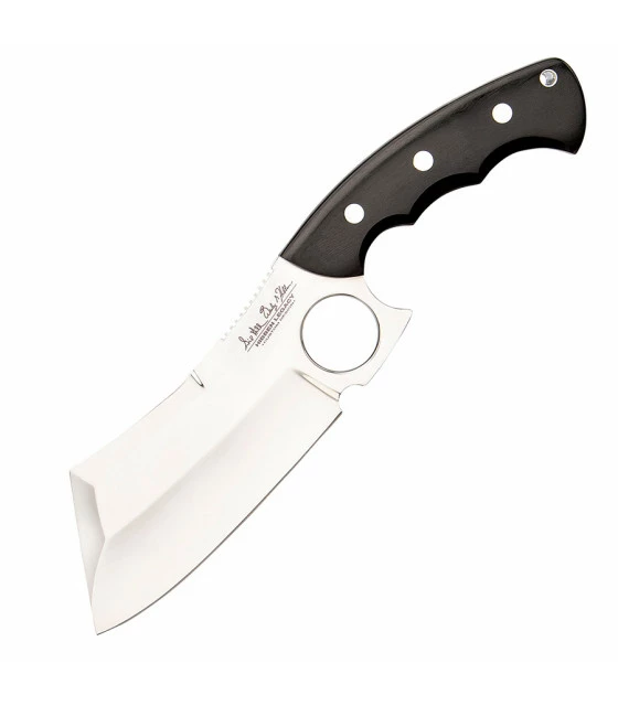 Gil Hibben Butcher Knife with Black Micarta Handle 1 Gil Hibben Butcher Knife with Black Micarta Handle