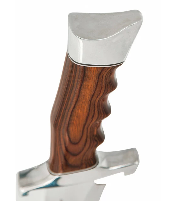 Gil Hibben Kukri combat knife with leather sheath 4 Gil Hibben Kukri combat knife with leather sheath - Image 4