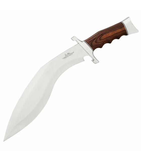 Gil Hibben Kukri combat knife with leather sheath 1 Gil Hibben Kukri combat knife with leather sheath