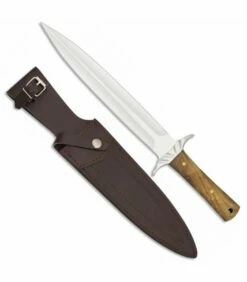 Hunting knife Albainox Olive, leaf 24,5 cms.