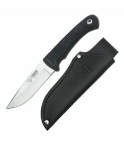 Hunting knife Cudeman handle rubber