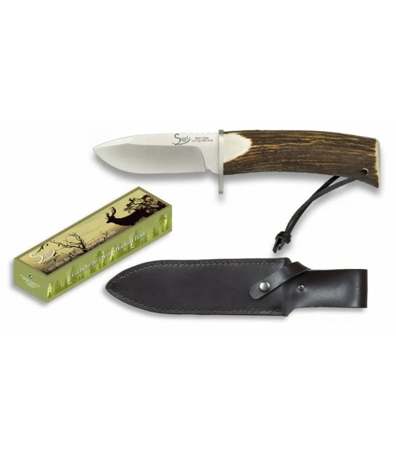 Steel 440 Hunting knife, deer horn handle 1 Steel 440 Hunting knife, deer horn handle