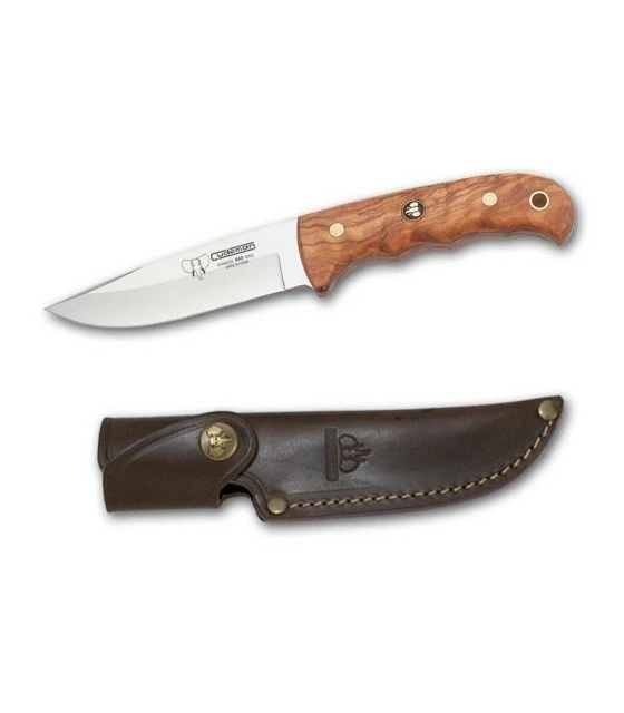 Cudeman Hunting knife handle olive leaf 11 cms. 1 Cudeman Hunting knife handle olive leaf 11 cms.