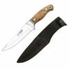 Cudeman Hunting knife handle olive leaf 15 cms.