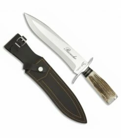Albainox Hunting knife Stalking, deer antler