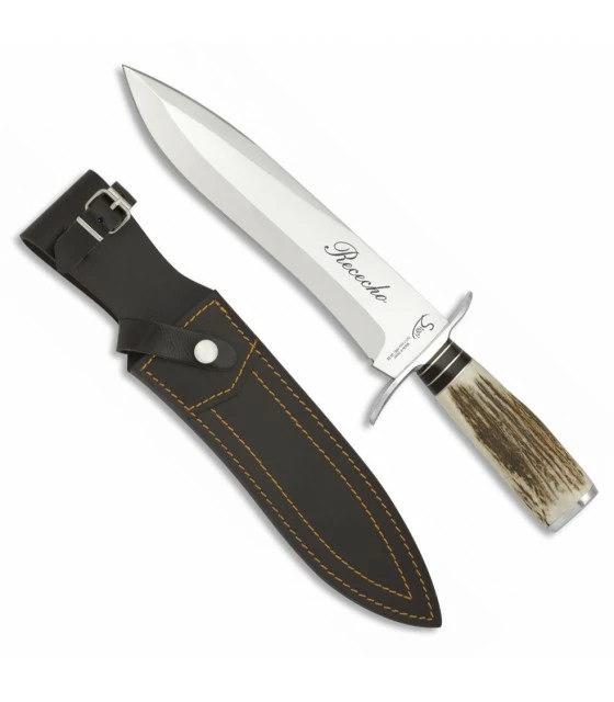 Albainox Hunting knife Stalking, deer antler 1 Albainox Hunting knife Stalking, deer antler