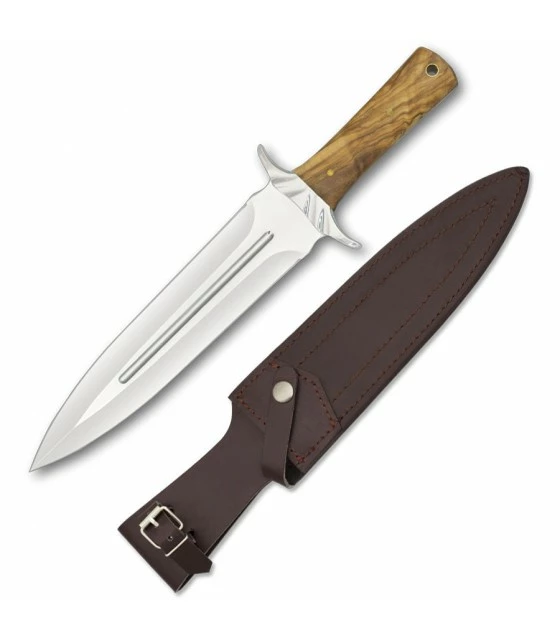 Albainox Hunting knife with olive wood handle 1 Albainox Hunting knife with olive wood handle