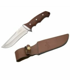 Third Hunting knife wood handle