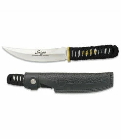 Japanese Tokisu knife sheath leather CNC stringed