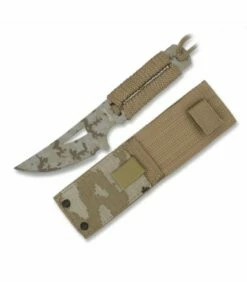 Knife Albainox Camo Coyote