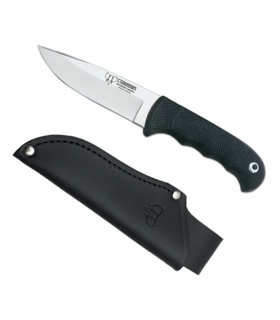 Cudeman Knife hunting black rubber 1 Cudeman Knife hunting black rubber