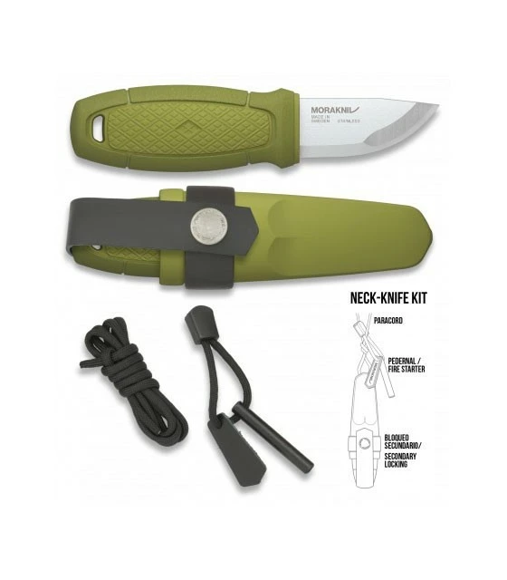 Knife Morakniv Eldris green with kit 1 Knife Morakniv Eldris green with kit