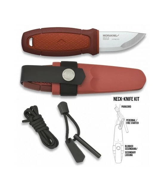 Knife Morakniv Eldris red with kit 1 Knife Morakniv Eldris red with kit