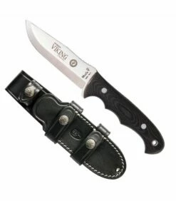 Knife Muela Viking micarta sheath-leather