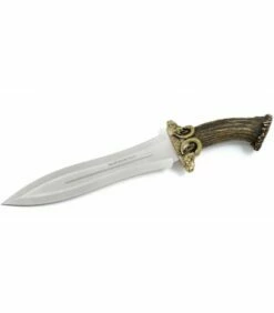 Muela Knife Muflón fist staghorn