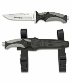Albainox Knife of Nautilus diving, black