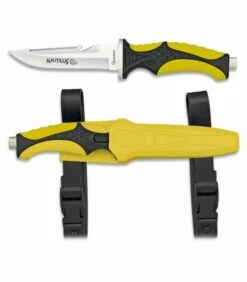 Albainox Knife of Nautilus diving, yellow