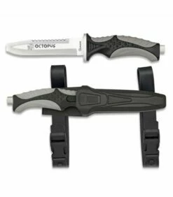 Albainox Knife, scuba Octopus, black