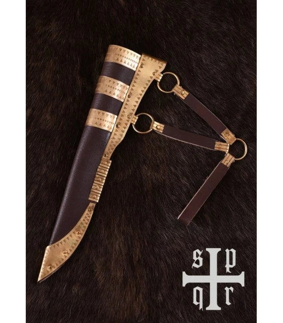 SPQR Knife Seax Damask 4 SPQR Knife Seax Damask - Image 4