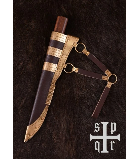 SPQR Knife Seax Damask 5 SPQR Knife Seax Damask - Image 5