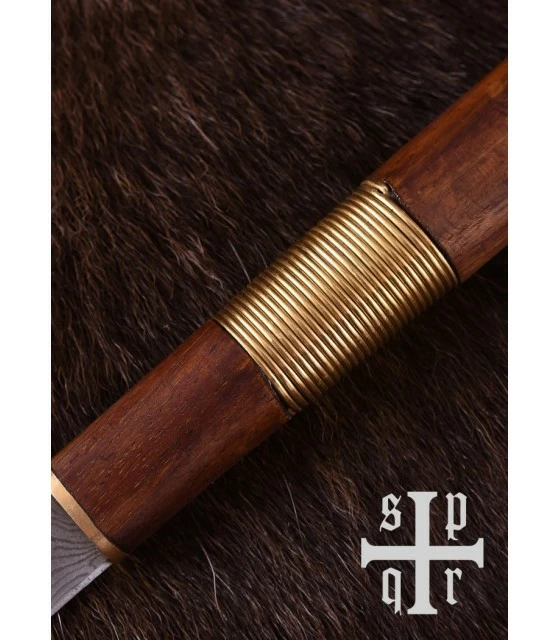 SPQR Knife Seax Damask 6 SPQR Knife Seax Damask - Image 6