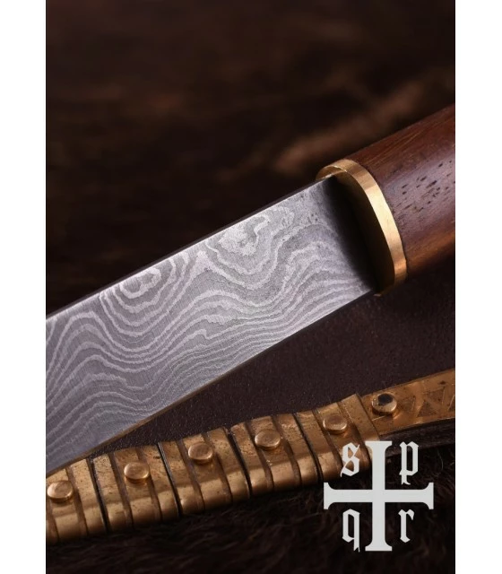 SPQR Knife Seax Damask 7 SPQR Knife Seax Damask - Image 7