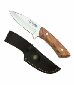 Knife skinner Cudeman, mango olivo