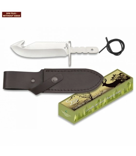 Steel 440 Knife skinner shank, total 22,5 cms. 1 Steel 440 Knife skinner shank, total 22,5 cms.